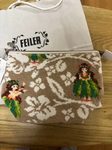 FEILER 마나마나 파우치 베이지