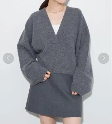 CASHMERE Mix 후카 V넥 풀오버 플라주 plage