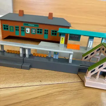 프라레일 역과 플랫폼 세트