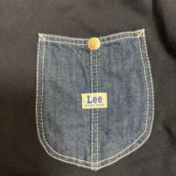 Lee 후드티 데님 포켓 후디 네이비 M 워크풍