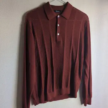 Edition 메쉬 브라운 피케 셔츠