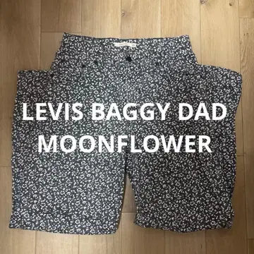 LEVIS BAGGY DAD MOONFLOWER 리바이스 꽃무늬 데님