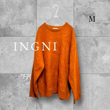 새상품급 잉그 니트 루즈핏 스웨터 캐주얼 빅 루즈 테라코타 M