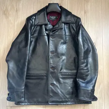 Schott 가죽 카 코트 40 차심 632US