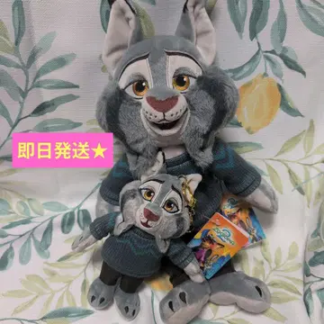 주토피아2 파우바트 봉제 인형&키체인 세트 디즈니 스토어