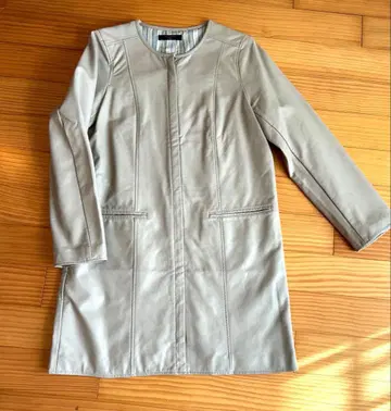 여성용 코트 내추럴 미스트 인조 가죽