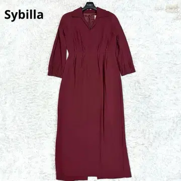 Sybilla 시빌라 롱 원피스 허리 턱 40