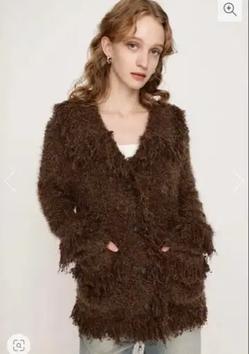 SLY 데미지 V/N 오버 MG 가디건