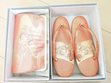 오렌지 골드의 통굽 조리와 케이스 쇼와 레트로