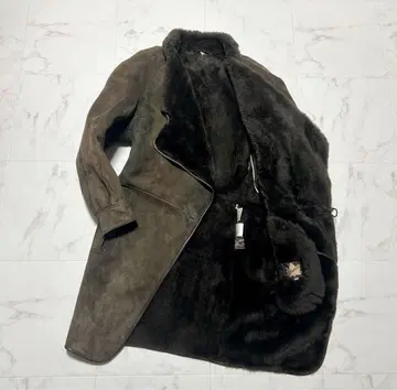 [레어] 무스탕 양가죽 롱 코트 MISSY BUG 스페인