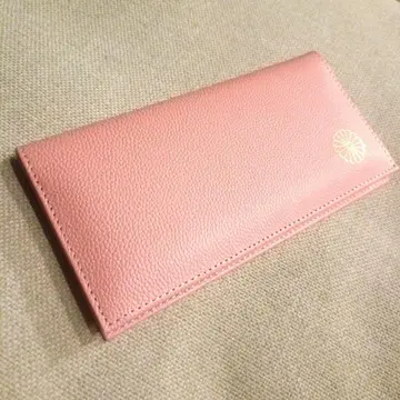 [ 황궁 한정판 ] 핑크 장지갑 천연 가죽 황궁 지갑