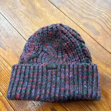 THE NORTH FACE 니트 모자 핑크 빨간색 보라색