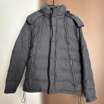 BEAMS HEART 그레이 다운 자켓 S