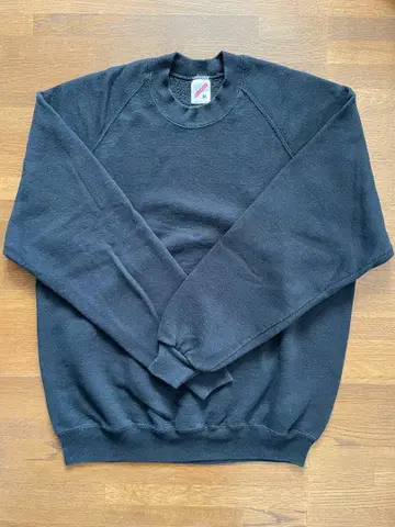 Jerzees 맨투맨 블랙 미국제