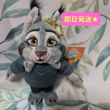 주토피아2 디즈니 스토어 파우바트 봉제 인형 키체인 야마다 료스케
