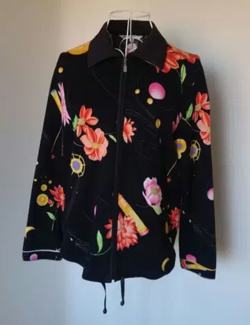LEONARD 꽃무늬 집업 자켓 사이즈 M