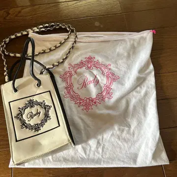 Rady 화이트 토트백 체인 스트랩