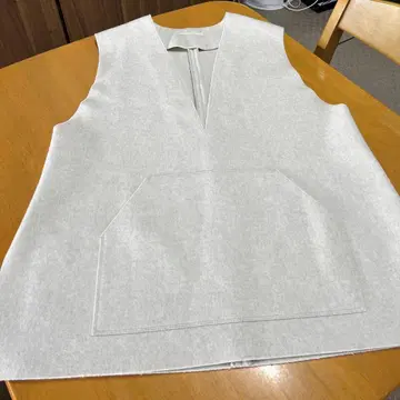 PLACE 라이트 그레이 베스트