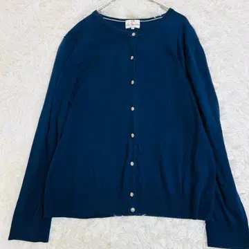 23구 빅 사이즈 씨 아일랜드 코튼 가디건 44 네이비