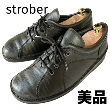[ 새상품급 ] 스트로버 가죽 신발 스니커즈 컴포트 슈즈 블랙