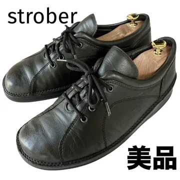 [ 새상품급 ] 스트로버 가죽 신발 스니커즈 컴포트 슈즈 블랙