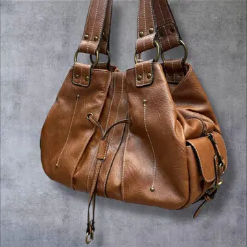 00s archive leather bag 가죽 가방 그런지 토트