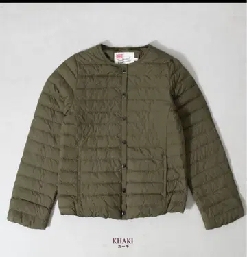 새상품급 트래디셔널 웨더웨어 아클리 다운 패커블 36 카키
