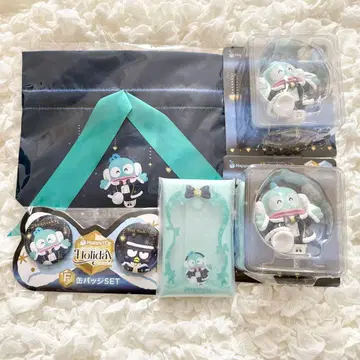 산리오 해피 복권 한교동 5종 세트 피규어 기프트 파우치 등