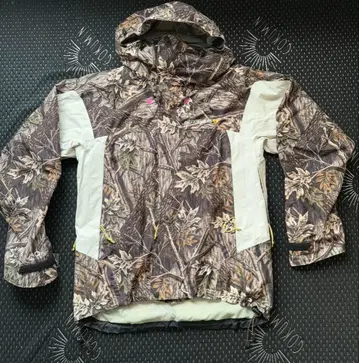 Berghaus 카모 패턴 마운틴 후드티 레인 자켓 M 사이즈