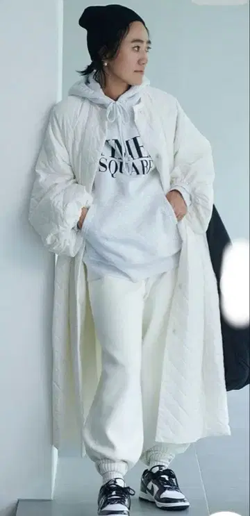 emmi 카네코 아야 퀼팅 코트 01