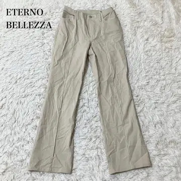 ETERNO BELLEZZA 슬랙스 캐주얼 팬츠 슬림 레그 워셔블 무지