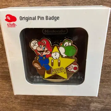 클럽 닌텐도 슈퍼 마리오 오리지널 핀 배지 닌텐도 Nintendo