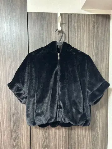 퍼 판초 퍼 케이프