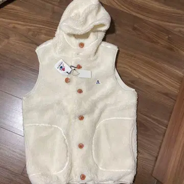 GEVACO 플리스 베스트 아이보리