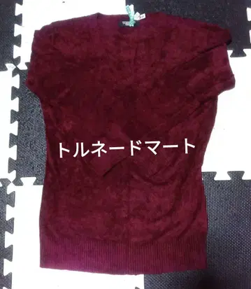 TORNADO MART 남성용 스웨터 와인