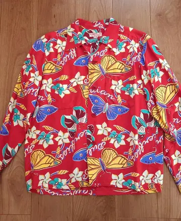 SUN SURF 테일러 토요 나가사키 긴팔 하와이안 셔츠 S