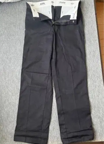 디키즈 874 오리지널 핏 블랙 팬츠 33x32