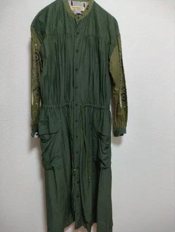 JEAN NASSAUS 그린 셔츠 원피스