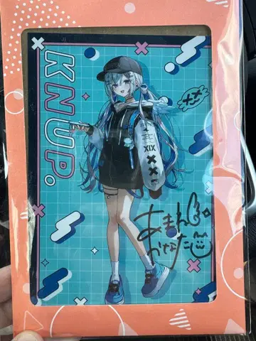 Vtuber 아크릴 스탠드 사인 카드 세트 아마네 카나타 은퇴