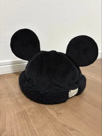 Disney 공식 미키 보아캡 모자 블랙