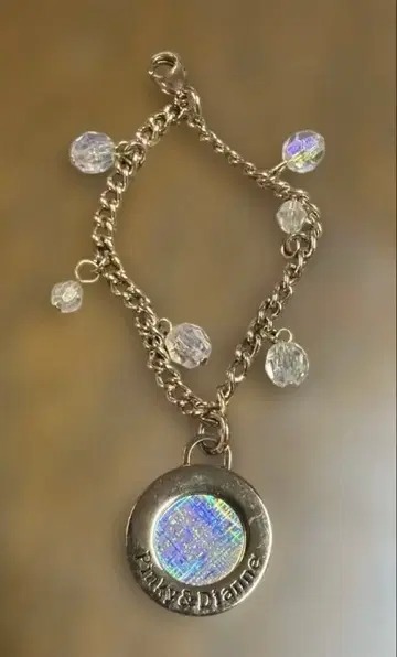 정말 귀여워! Pink & Diane 실버 체인 참