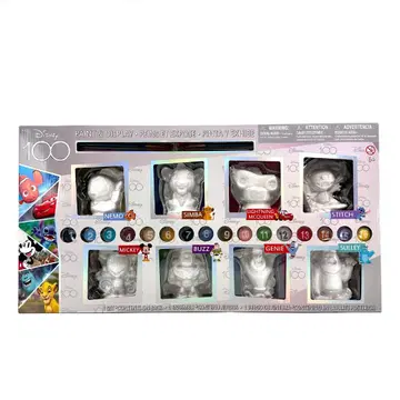 [미사용품] 크리스마스 디즈니 페인트 미키와 픽사