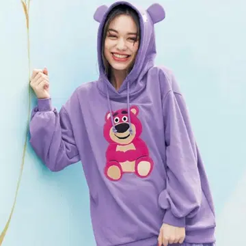 토이스토리 랏소 후드티 보라색 M