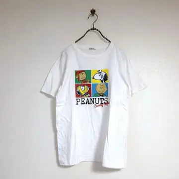 [ PEANUTS ] 피넛 (M) 티셔츠 프린트 스누피 캐릭터