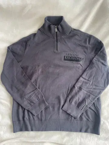 Armani Exchange XL 그레이 니트 스웨터
