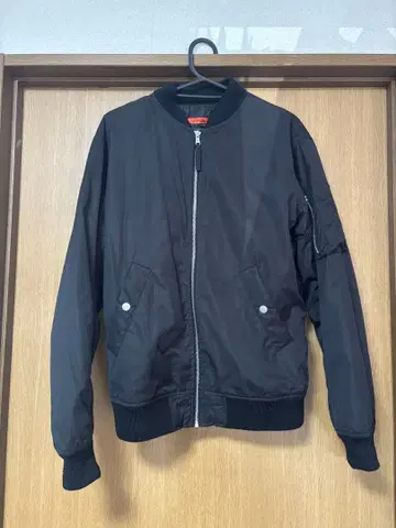 정글 스톰 블랙 MA-1 플라이트 자켓