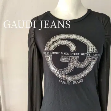 [레어] 가우디 청바지 스팽글 로고 티셔츠 S~M 상당