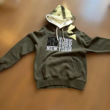 Champion NEW YORK 후드티 M 사이즈 올리브