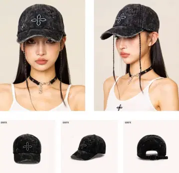 SMFK 데님풍 그레이 캡