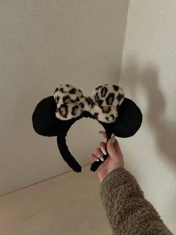 디즈니 머리띠 레오파드